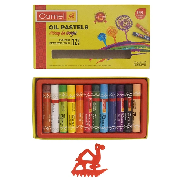 Camel Oil Pastel 12 Shades MRP-50