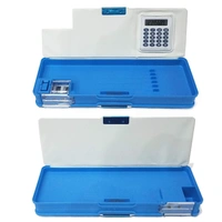 Pencil Box Multipurpose Pencil Box with Calculator & Dual Sharpener Pencil Boxes