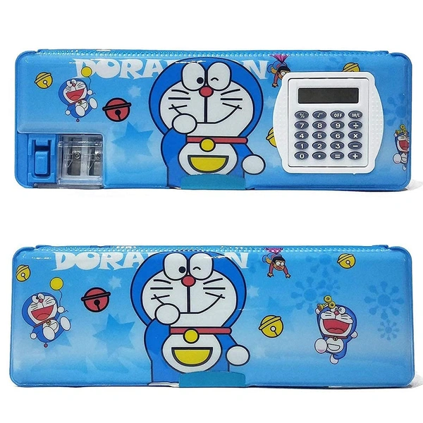 Pencil Box Multipurpose Pencil Box with Calculator & Dual Sharpener Pencil Boxes