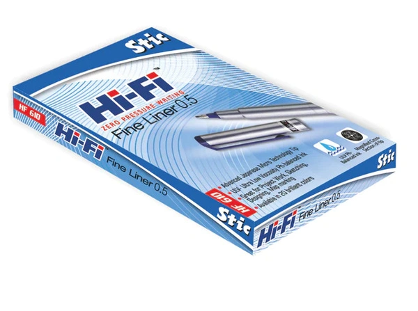 Stic Hifi Pen 0.5mm (10pc Pack) - Magenta