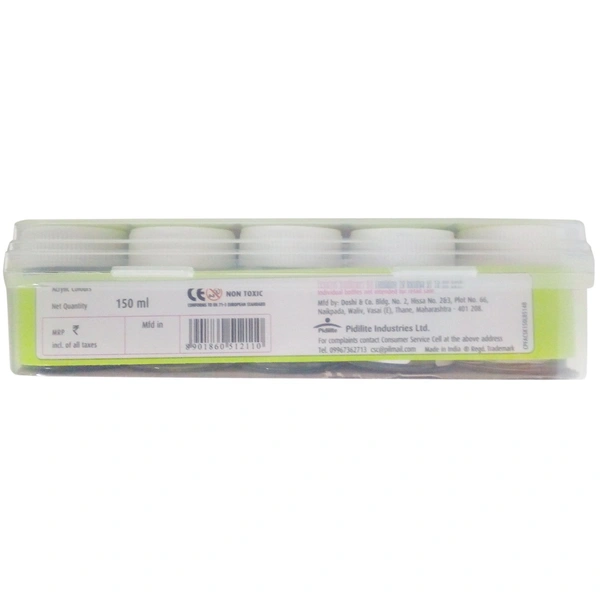 Fevicryl Acrylic Colors Sunflower Kit 15ml X (10 Shades)