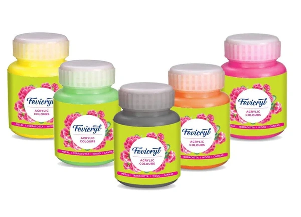 Fevicryl Acrylic Colors 100ml (MRP 110) - 67 Greenery