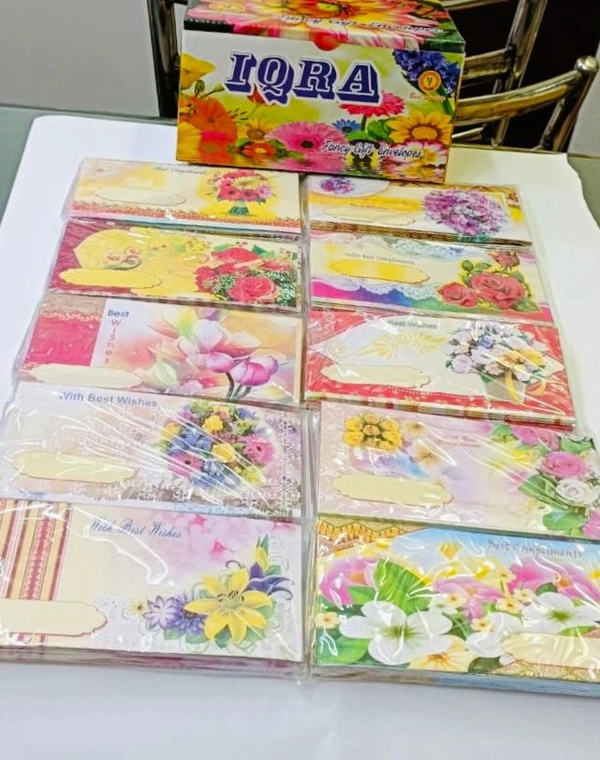 25pc Wedding Gift Envelopes/ Shagun Envelopes /Lifafa /Money Envelope/ Designer Envelopes - Medium Quality