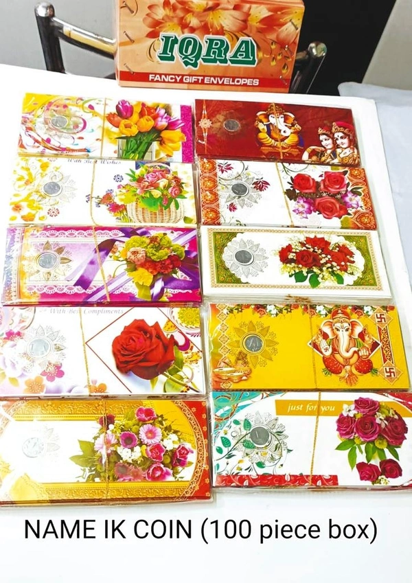 10pc IK Coin Wedding Gift Envelopes/ Shagun Envelopes /Lifafa /Money Envelope/ Designer Envelopes