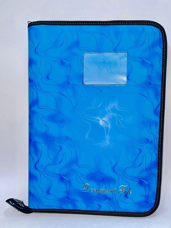 Leatherette Material Professional File Folders for Certificates, Documents Holder with 20 Leafs (Size-B/4) 20 Leaf No-101