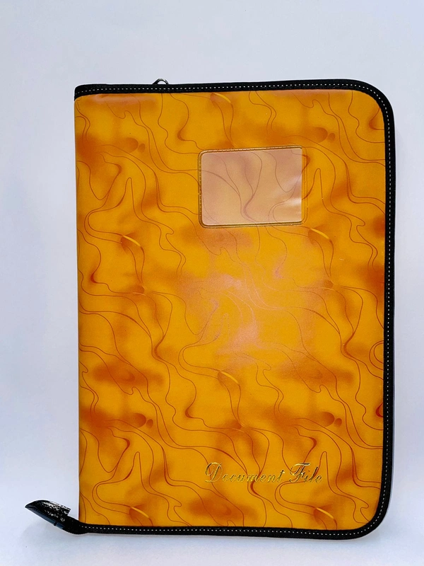 Leatherette Material Professional File Folders for Certificates, Documents Holder with 20 Leafs (Size-B/4) 20 Leaf No-101
