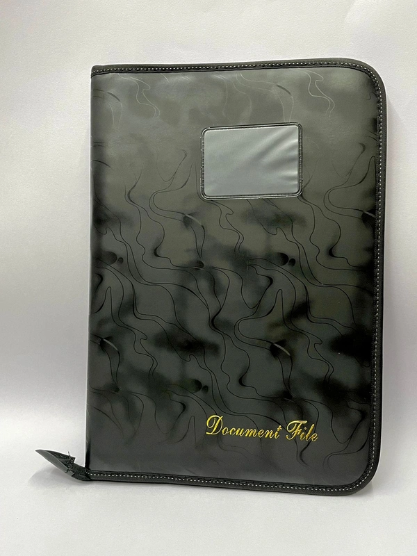 Leatherette Material Professional File Folders for Certificates, Documents Holder with 20 Leafs (Size-B/4) 20 Leaf No-101