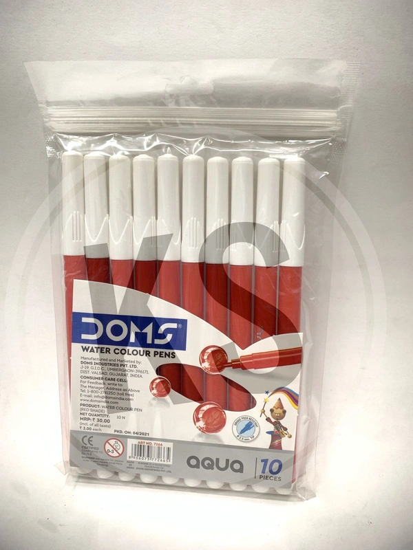 Doms Seperate Sketchpen Red (10pc)