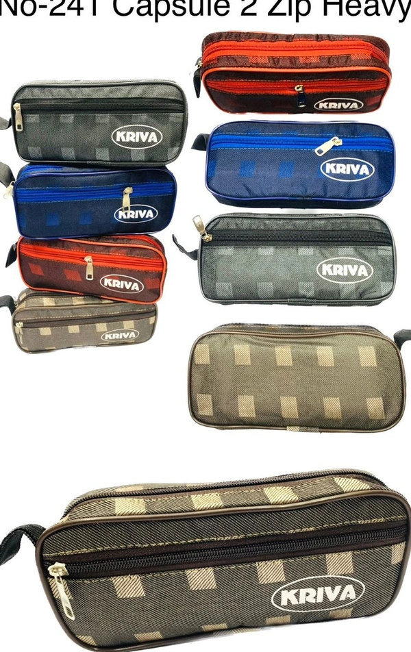 Pouch No-241 Capsule 2 Zip (6354)