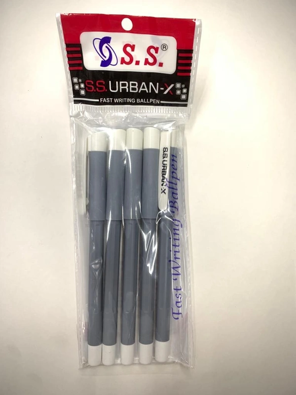 SS Urbanx Ball Pen 7mrp (5pc) - Black