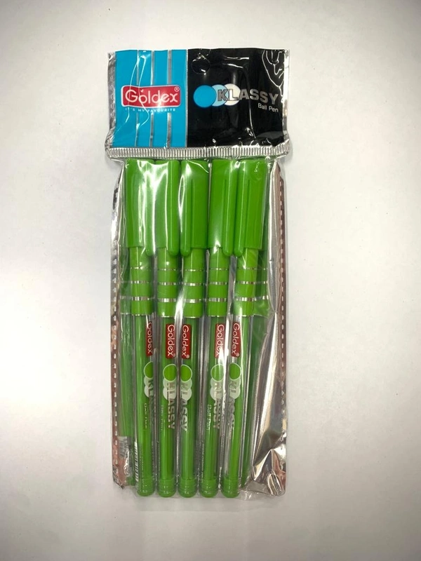 Goldex Klassy Ball Pen 7mrp (5pc) - Green