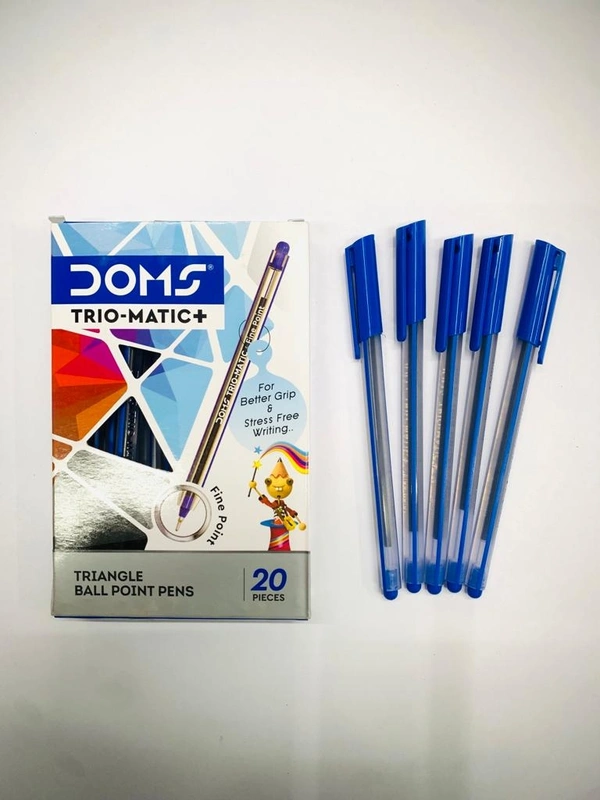 Doms Triomatic Df Pen (20pc) Blue
