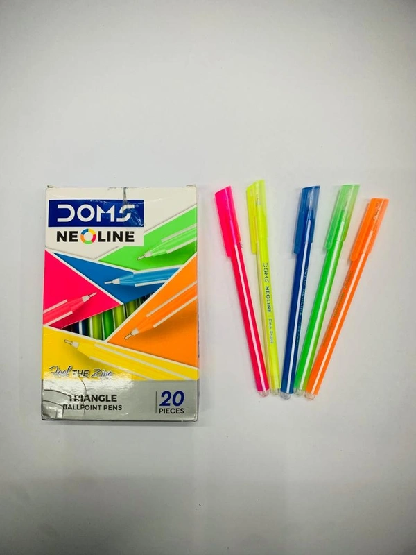 Doms Neoline Df Pen (20pc) Blue