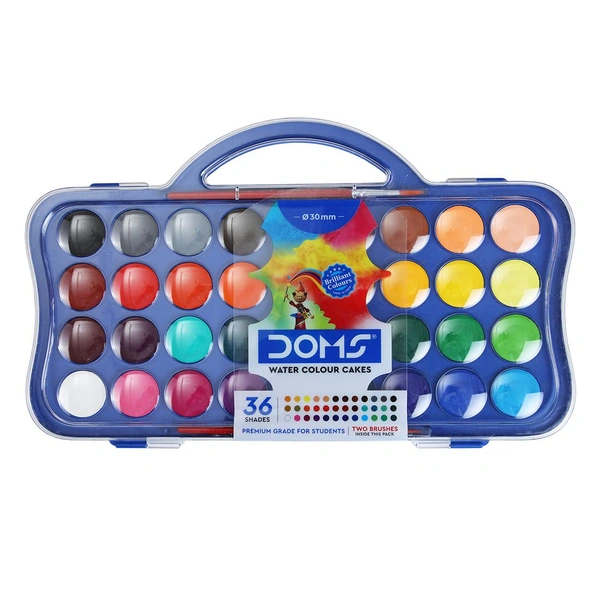 Doms Water Color Cakes 36 Shades (30mm)