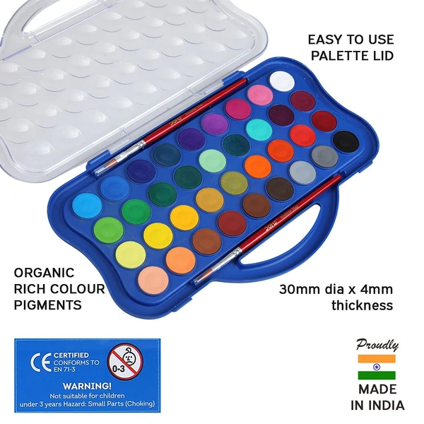 Doms Water Color Cakes 36 Shades (30mm)