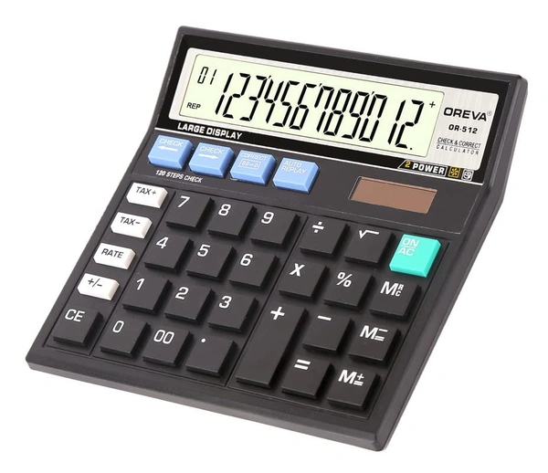 Oreva OR-512GST Calculator - Black