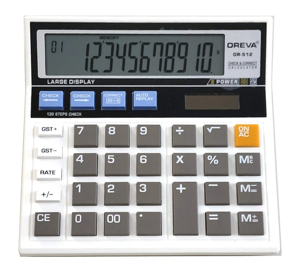 Oreva OR-512GST Calculator - White