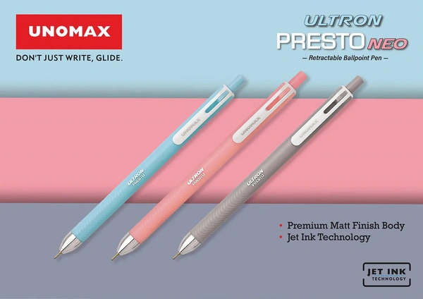 Unomax Presto Neo Ballpen (10pc) - Red