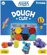 Evanta Dough Clay No-401 (6 Dabbi Pack)