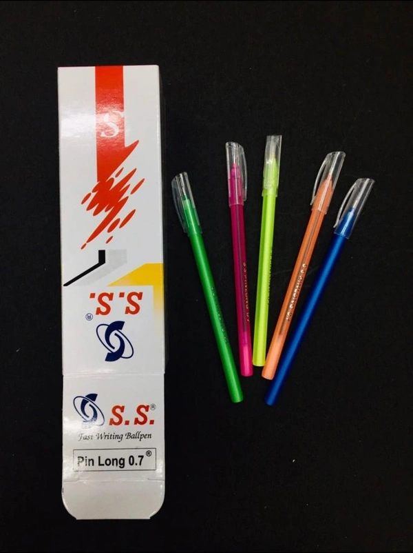 SS Pinlong 0.7 Df Pen (20pc Pack) - Blue