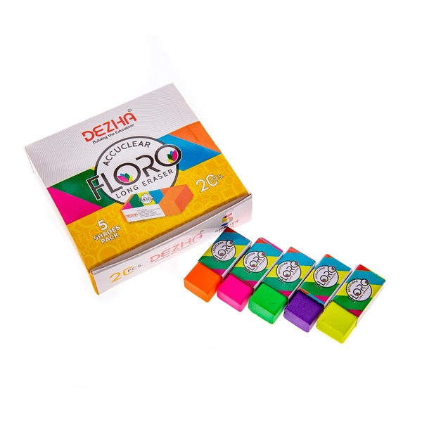 Dezha Eraser Fluro 3 MRP (20pc)