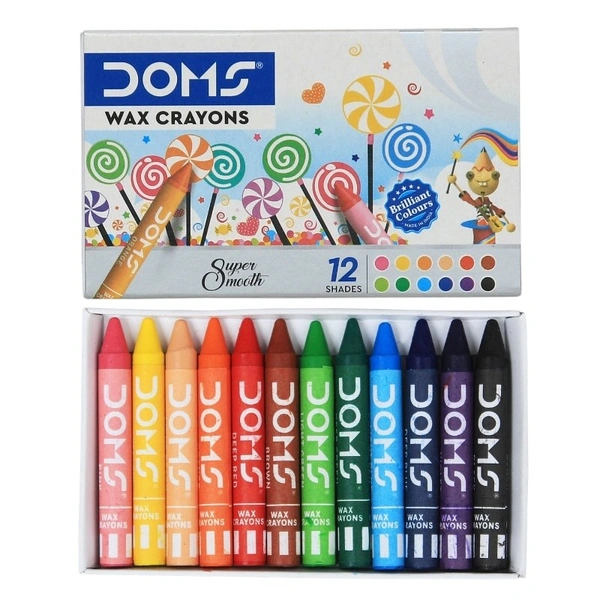 Doms Wax Crayons 12 MRP 