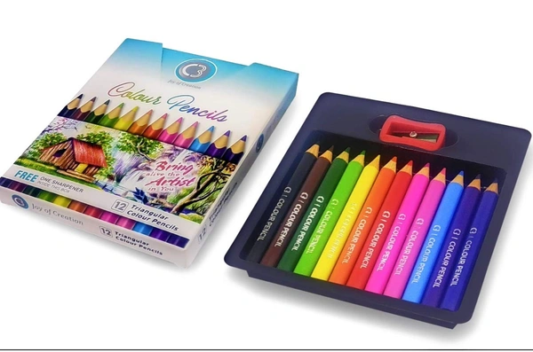 C3 Pencil Color 12 Shades Half