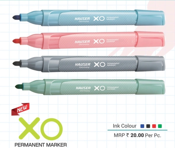 Hauser XO Permanent Marker 20 MRP - Red