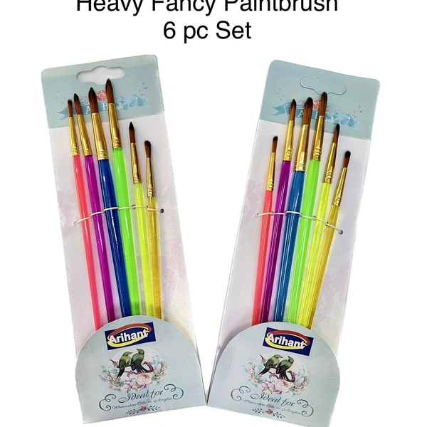 Paint Brush Heavy Round (6pc Set)