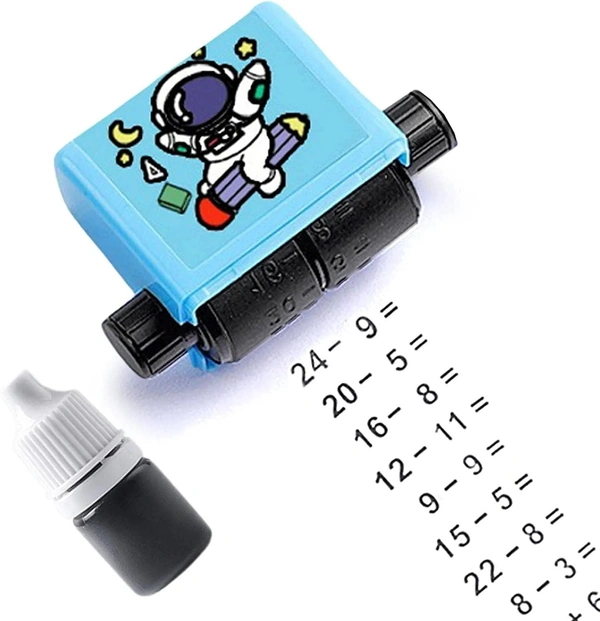 Maths Substraction Rolling Stamp (W/Ink)