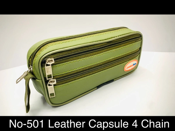 Pouch No-500 Leather Capsule 4 Zip (10608)