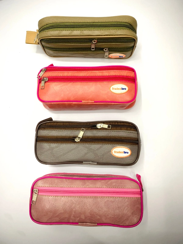 Pouch No-500 Leather Capsule 4 Zip (10608)
