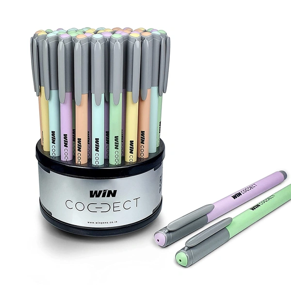 Win Connect Ball Pen 10 MRP (50pc Stand) - Blue