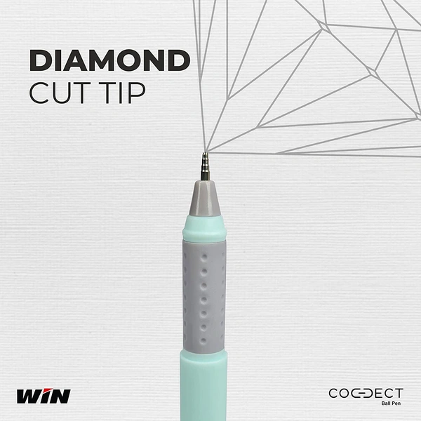 Win Connect Ball Pen 10 MRP (50pc Stand) - Blue