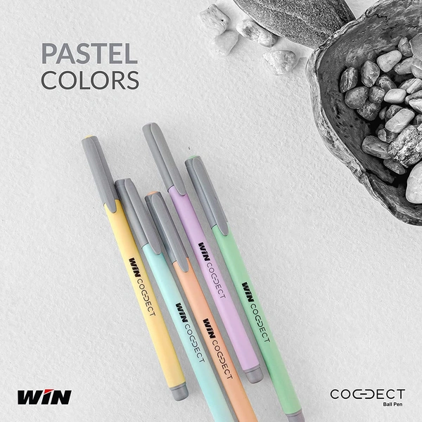Win Connect Ball Pen 10 MRP (50pc Stand) - Blue