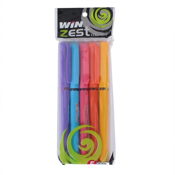 Win Zest Pen MRP-6 (5pc Pack) - Blue
