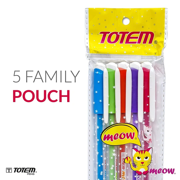 Totem Meow Pen MRP-6 (5pc Pack) - Red