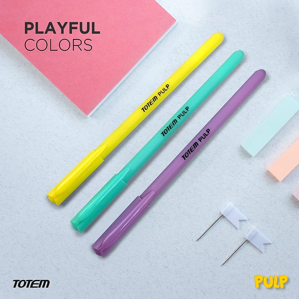 Totem Pulp Ball Pen 6mrp (5pc) - Blue