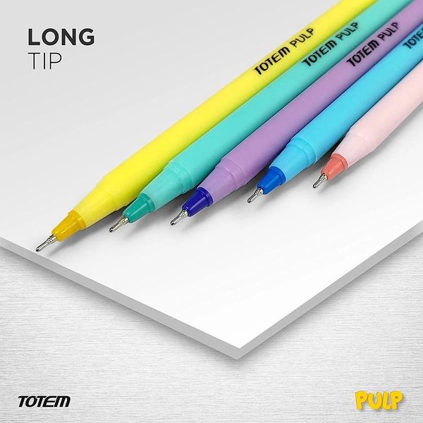 Totem Pulp Ball Pen 6mrp (5pc) - Blue