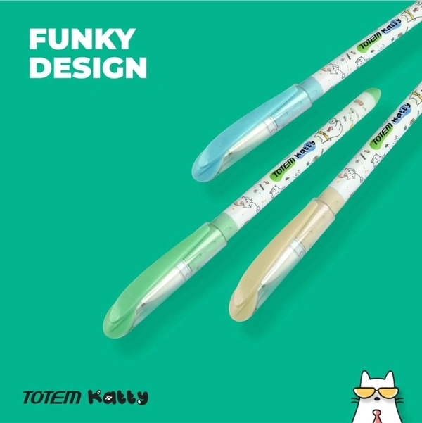 Totem Katty Pen 10mrp (50pc Stand) - Blue