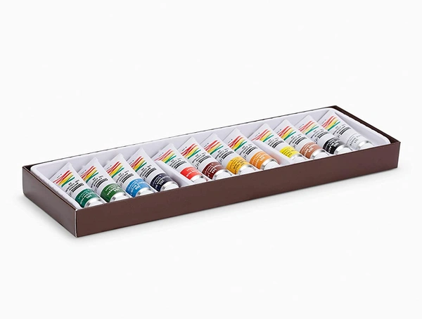 Camel Artist's Oil Color Box (9ml Tubes,12 Shades)