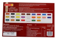 Camel Artist Acrylic Colours 24 Shade X 9ml + 1 Titanium White X 20ml