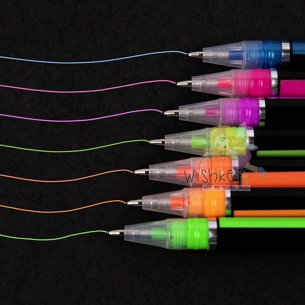 Gel Pens Set Color Gel Pens,Glitter, Metallic, Neon Pens Set Good Gift For Coloring Kids Sketching Painting Drawing (Pastel Neon Pen) (Set Of 24)