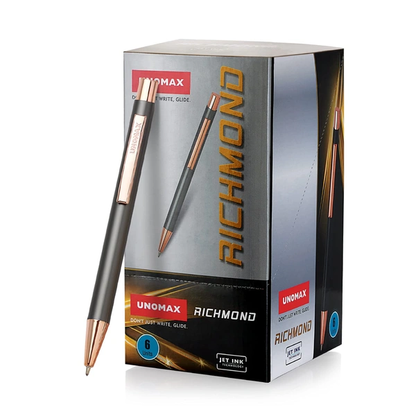 Unomax Richmond Metal Body Ball Pen MRP-125 - Blue