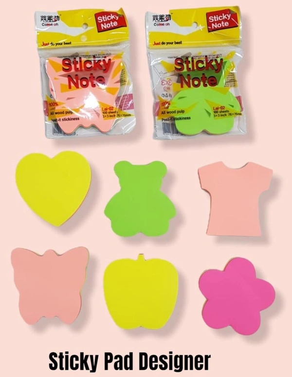 Sticky Note Designer 40sheets (Set Of 6)
