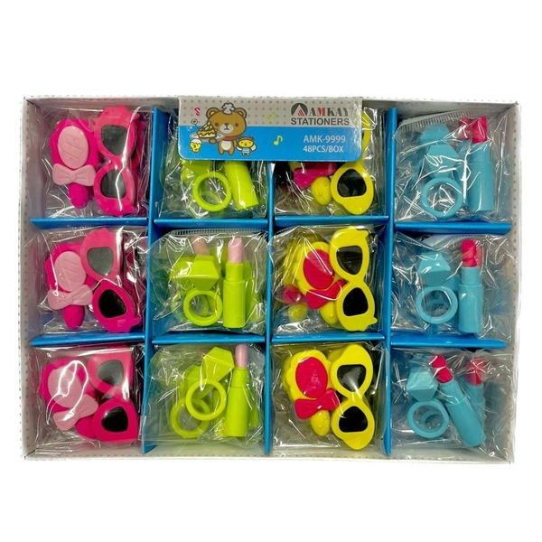 Fancy Eraser Lipstick/Goggles 