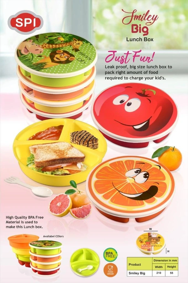 Smily Big Lunch Box (6330)