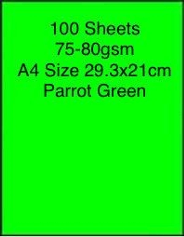 Color Paper A4 Parrot Green (100 Sheets)