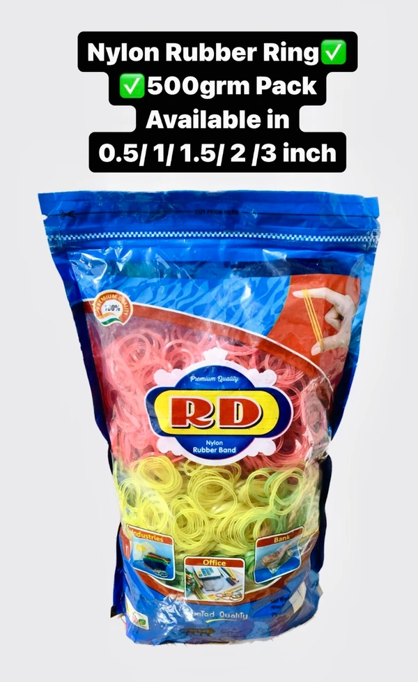 Rubber Ring 500grm RD - 1 Inch