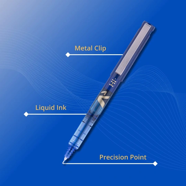 Luxor Pilot V7 Roller Ball Pen - Red